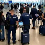 Ben Gurion Airport Security Checkpoint